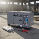 Portable 6kw Diesel Generator with ATS Low Noise CE/EPA Certified 1 Year Warranty for Building Backup Power