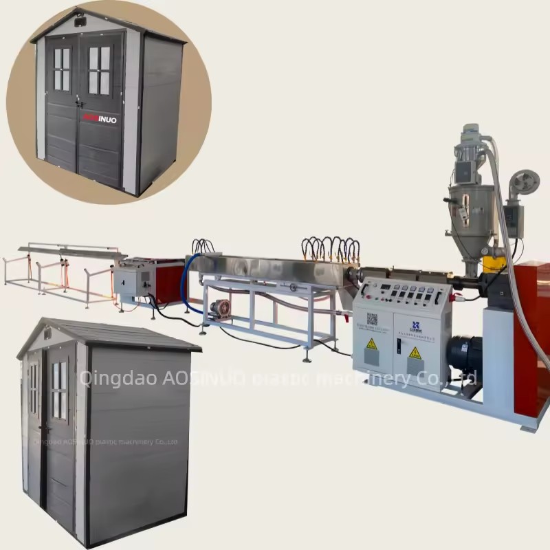 Single Screw Extruder PP Board Production Equipment for Outdoor Pet Cabin Tool Shed Energy Saving Design