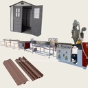 Single Screw Extruder PP Outdoor Tool Panel Equipment PVC Plastic Steel Door & Window Profile Production Line