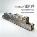 Water-cooled Industrial Microwave Drying Equipment Competitive Price Pump Stable Operation Chemical Material Feed Powder