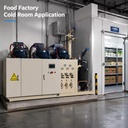 Screw Condensing System with High Reliability Compressor for Industrial Cooling Plant and Food Processing