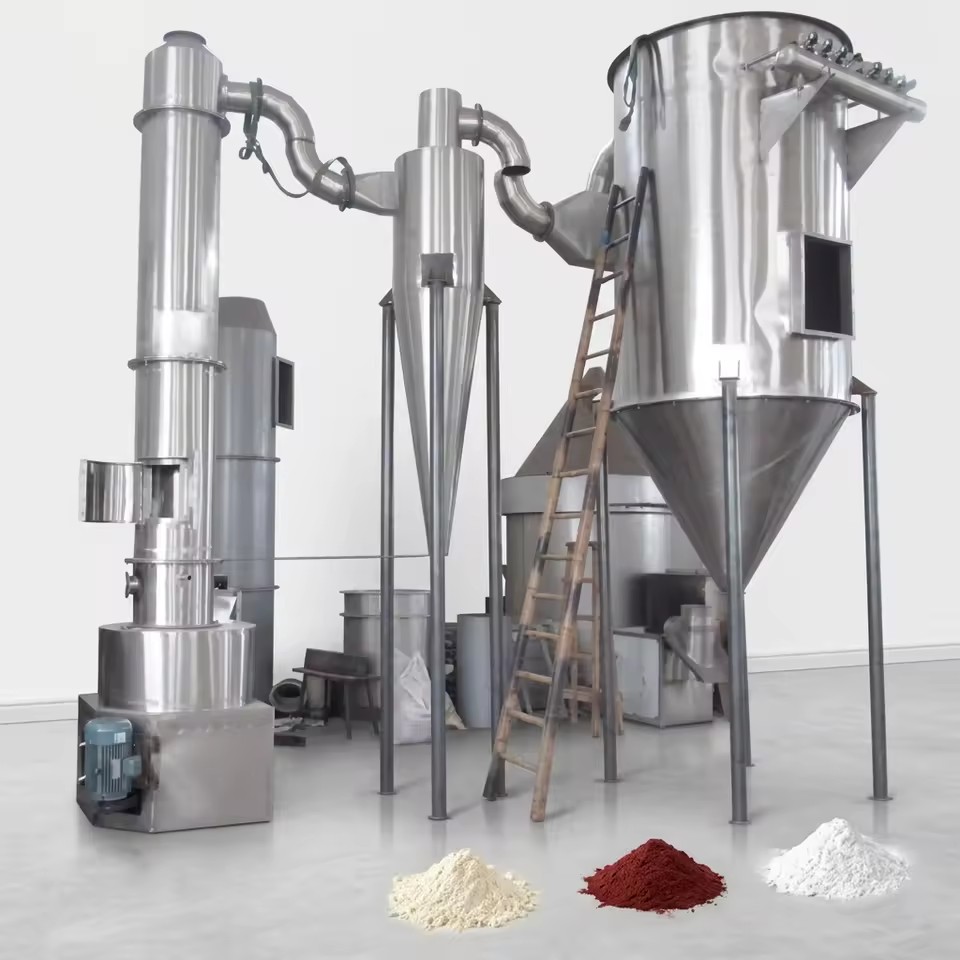 Factory Price Automatic PLC Controlled Spin Flash Dryer for Starch Food Processing 304/316Stainless Steel