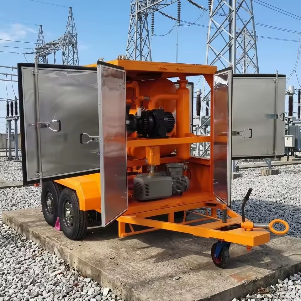 Trailer-Mounted Insulating Oil Purifier for Substation Maintenance