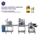 Automatic Compact Motor-Driven Filling Capping Labeling Machine for Glass Vials Cans Pure Water & Viscous Liquid Food Grade