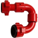 2 Inch API Threaded Swivel Elbow, High Pressure Rotary Union Fitting for Oilfield Drilling & Fracturing