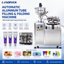Paste Cosmetic Cream Chocolate Toothpaste Ointment Lotion Collapsible Aluminum Tube Tubes Packaging Filling Sealing Machine