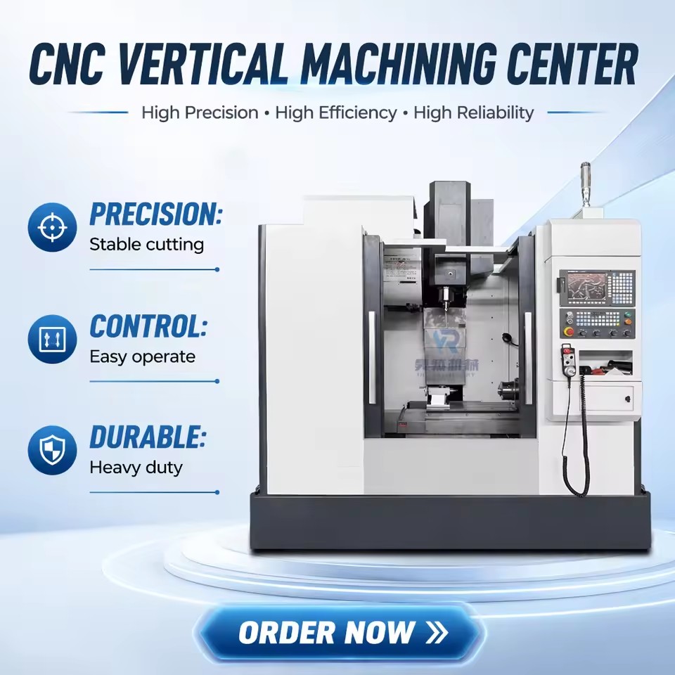 VMC650 3 Axis Vertical Machining Center BT40 Spindle CNC Milling GSK Control Single Spindle 380V 220V