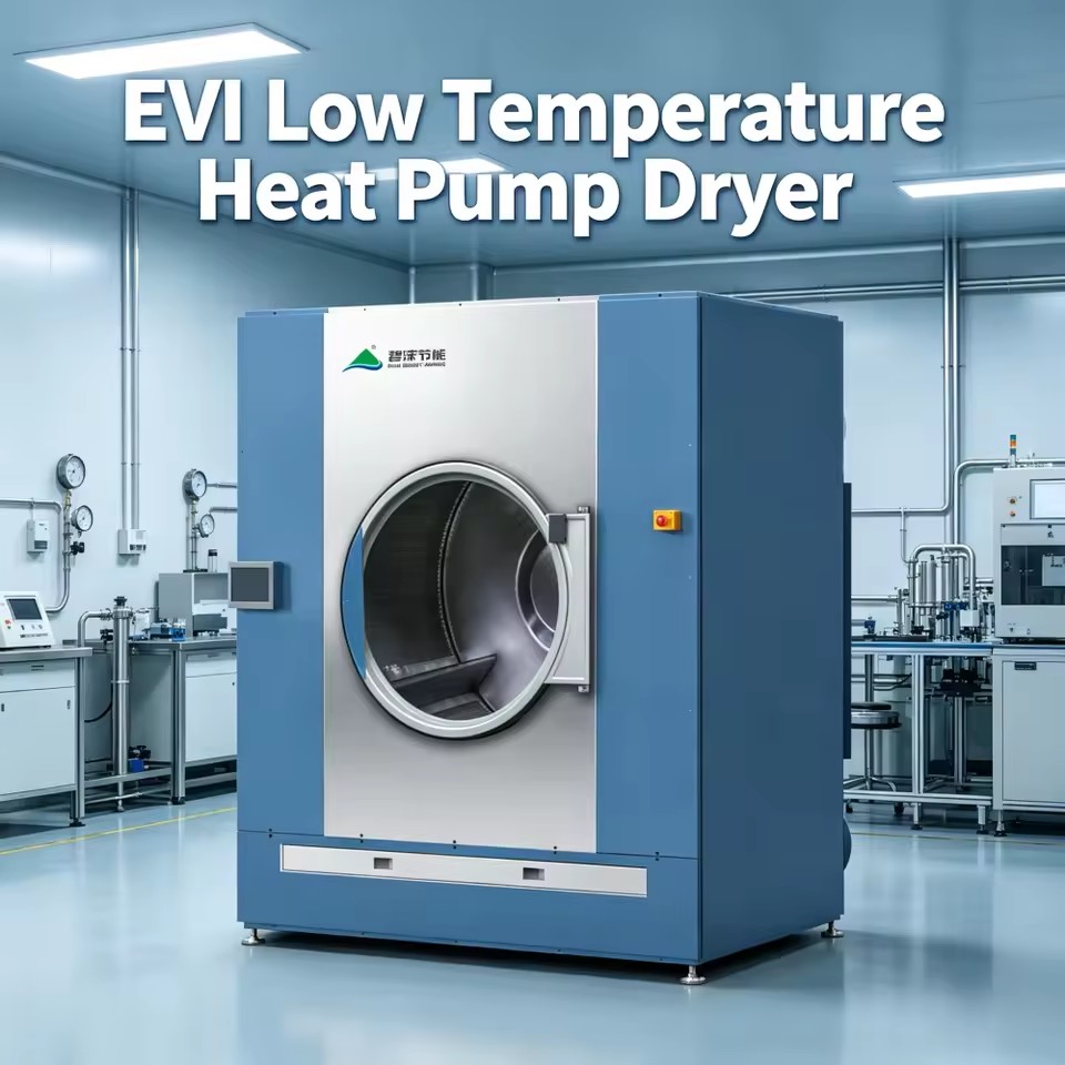Integrated Dryer for Commercial Laundry Room Boiler Free Heat Pump Linen Dryer