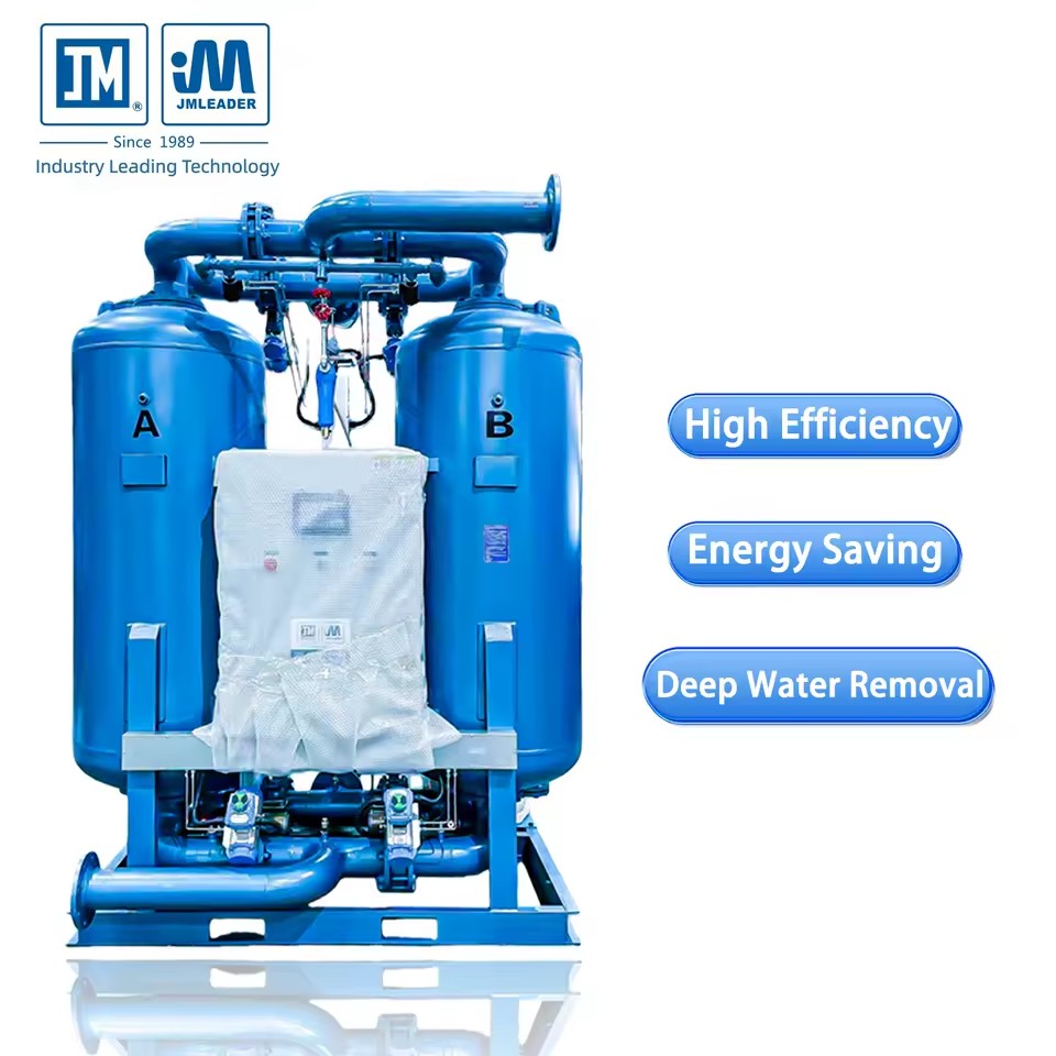 45Nm/min Blower Heated Desiccant Air Dryer Zero Purge Regenerative Compressed Air Purification Equipment Commercial CE Certified