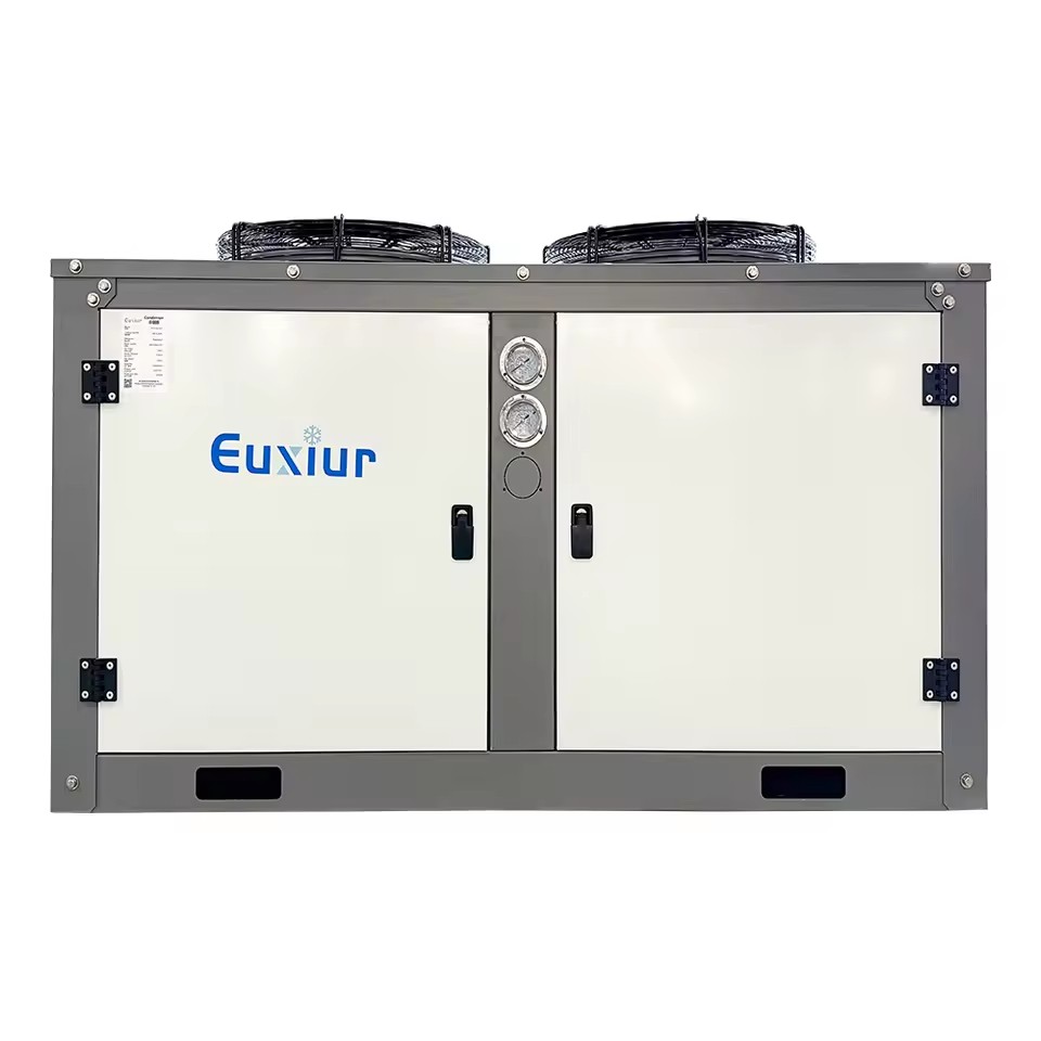 Refrigeration Warehouse Scroll Air-Cooled Condensing Unit Automatic Energy-Saving Box Type Fast Efficient