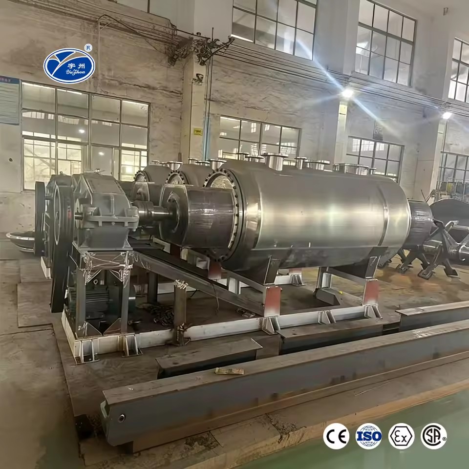 ZKG Series Industrial Heavy Duty Customized Rotary Vacuum Rake Dryer High Efficiency Vacuum Harrow Dryer