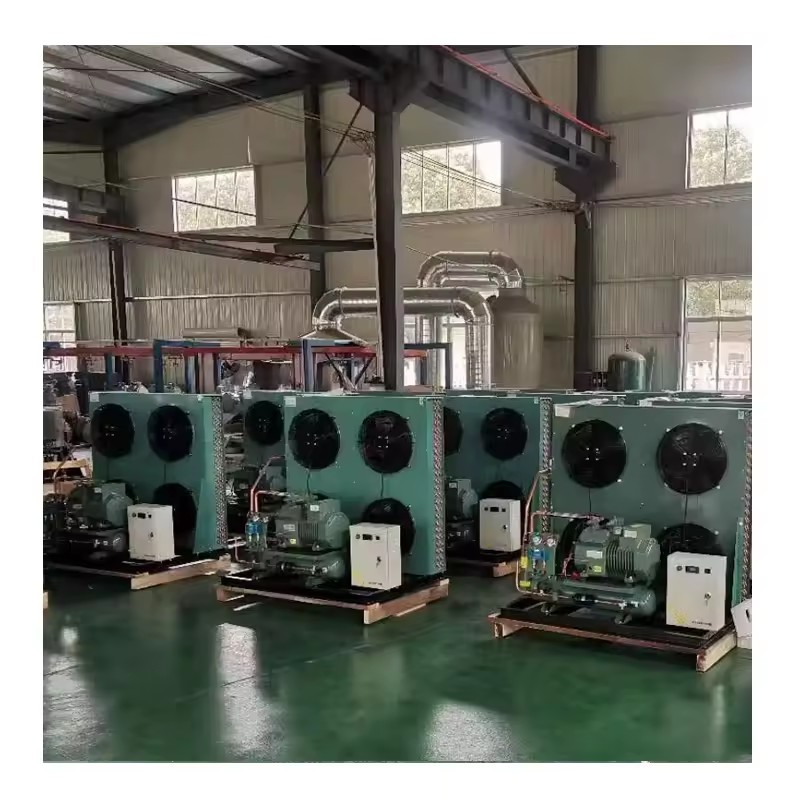 Semi-Hermetic Refrigeration Condensing Unit 220V 20hp 30hp 15hp 12hp 10hp Energy Saving R22 Gear Pump Engine Eco-Friendly Remote