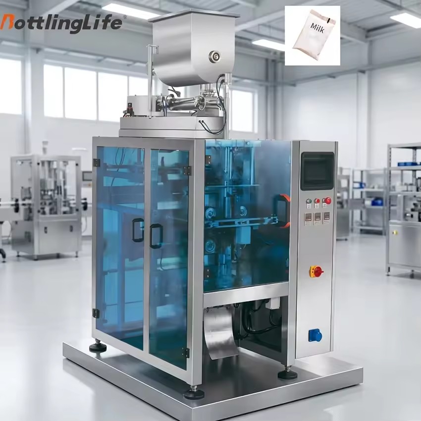 Easy Cleaning Milk & Water & Oil Automatic Pouch Bag Filling Machine Chili Oil Pouch Filling Machine Liquid