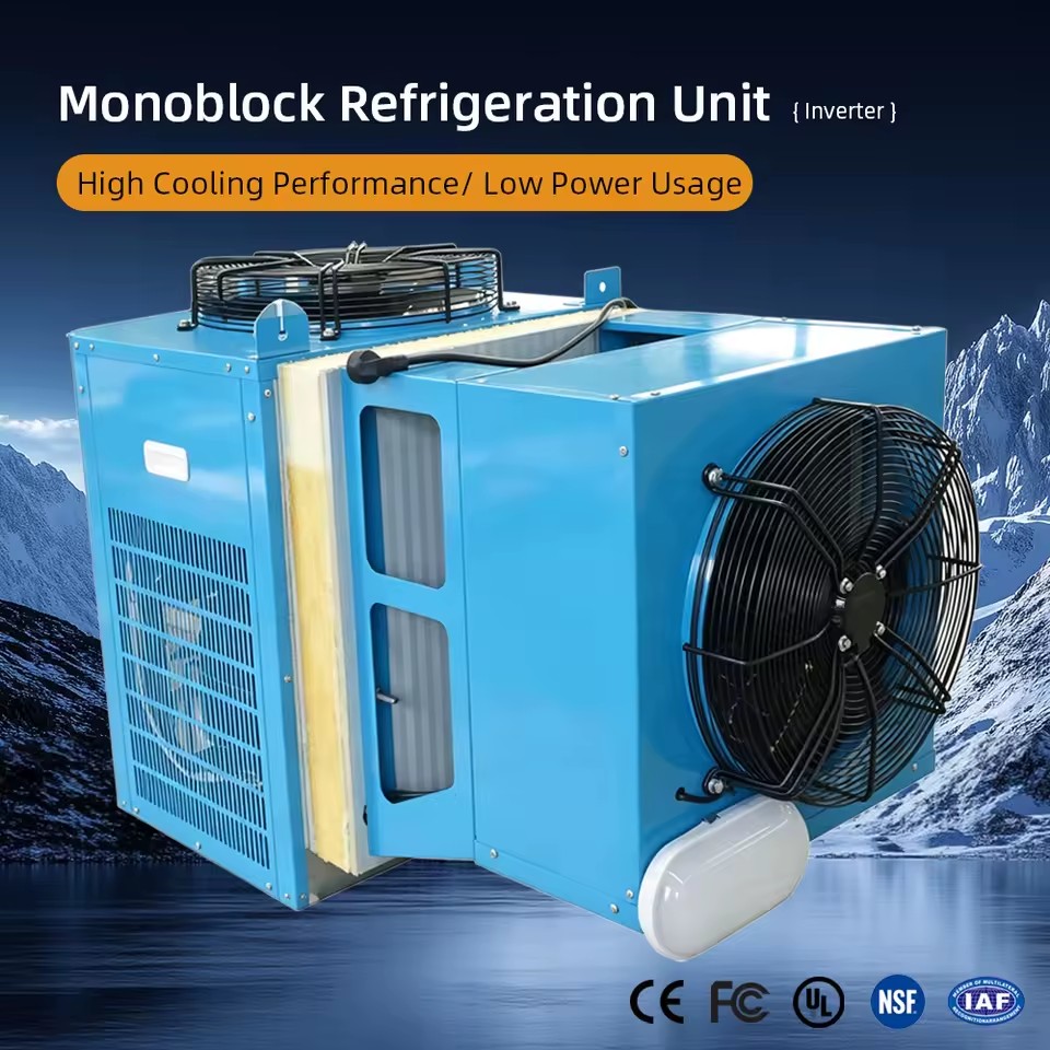 Commercial Kitchen Monoblock Refrigeration Unit Cold Room Cooling Energy Saving R290 Eco Friendly Heavy Duty OEM ODM Factory