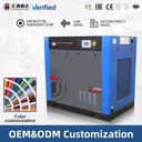 Compressor Lubricated Screw Air Compressor with 220V/380V Motor for Laser Cutting