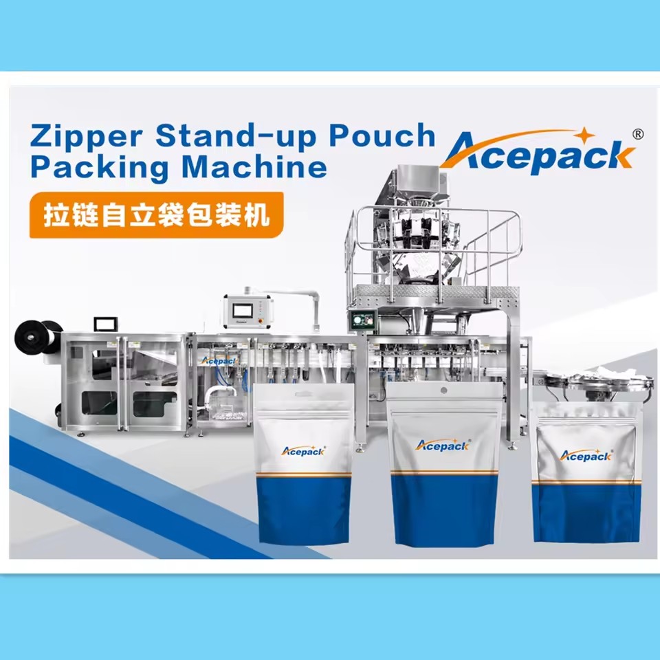 DS-180SZ High-Accuracy Automatic Plastic Stand-up Pouch Packaging Machine for Filling Coffee Pepper Food Factories