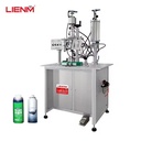 High Quality Aerosol Can Making Machine Aerosol Filling Machine Spray Paint Semi Automatic Aerosol Filling Machine