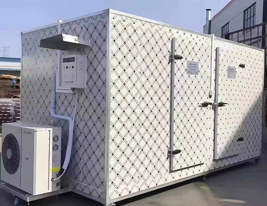 Customized High Efficiency Walk-In Freezer Cold Room 150mm Panel Thickness Energy Saving Solar Integrated Copeland Compressor