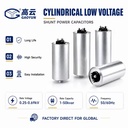 BKMJ 0.25-15-3YN Three Phase Four Wire 250V 15kvar Power Factor Correction Super Capacitors Distribution Equipment Insulation
