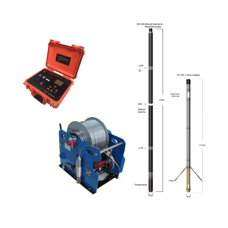 Well Logging Equipment Geophyiscal Borehole Logging Equipment Water Well Acquafier Logger for Resistivity Test