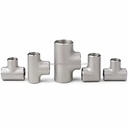 Factory Direct Hot Dip Galvanized Fire Protection Water System ASME B16.9 Carbon Steel Butt Weld SCH40 Grooved End Equal Tee