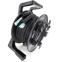 Heavy-Duty Retractable Outdoor Fiber Optical Cable Reel for Communication Cable