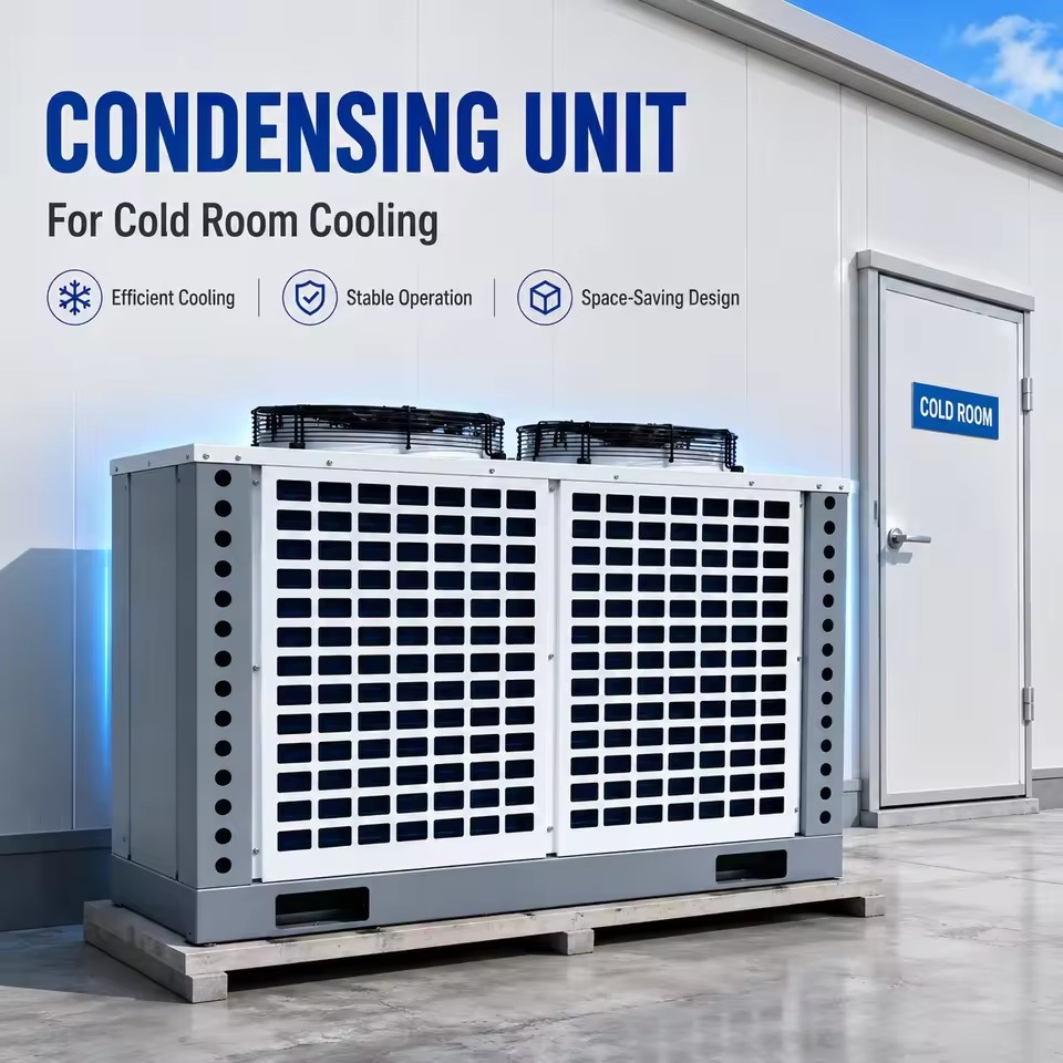 Professional Scroll Condensing Unit for Fresh Products Frozen Goods Cold Chain and Refrigeration Solutions