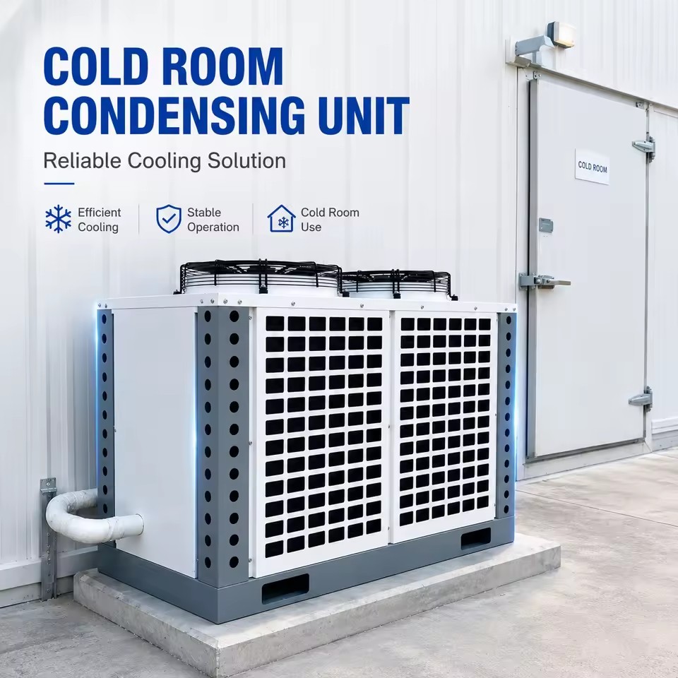 High Efficiency Scroll Compressor Condensing Unit for Walk In Cooler Freezer Room and Food Preservation