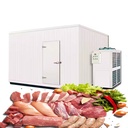 Industrial Solar Blast Freezer with Copeland Compressor Motor & Pump for Meat and Seafood Refrigeration