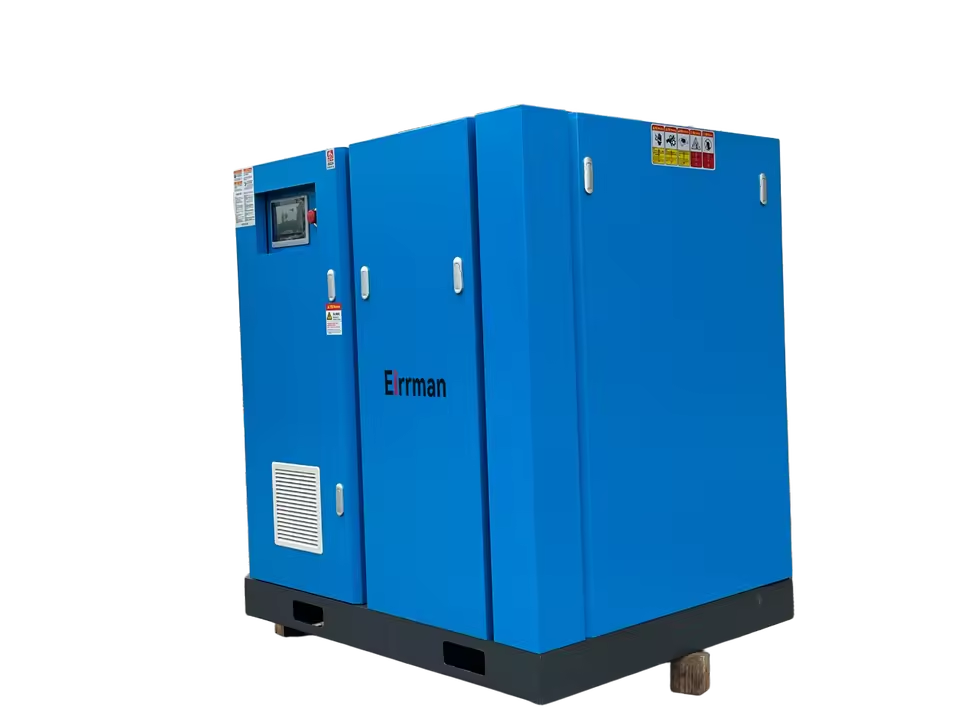 Eirrman Two Stage PM VSD Energy Saving Stationary Screw Air Compressor with Engine PLC Touch Screen Industrial 8-16 Bar CE