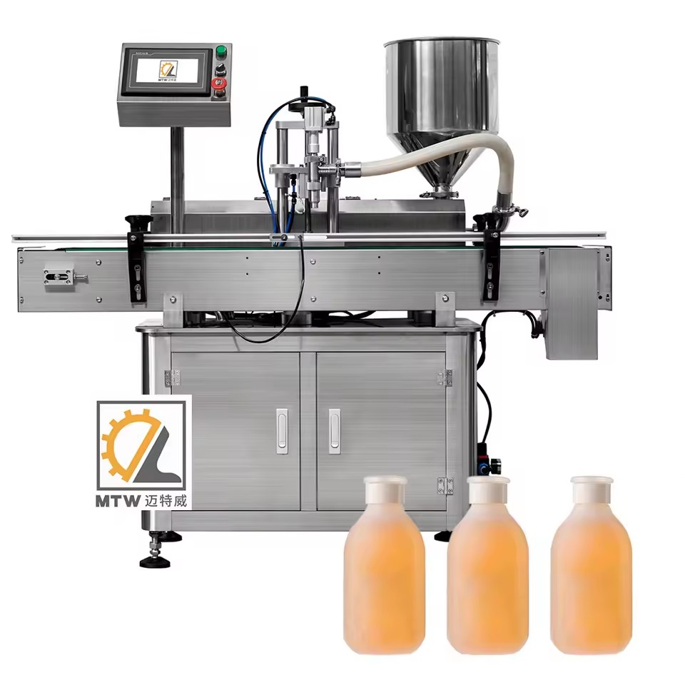MTW Automatic Single Head Bottle Toning Lotion Spray Hair Gel Cosmetic Cream Filling Machine