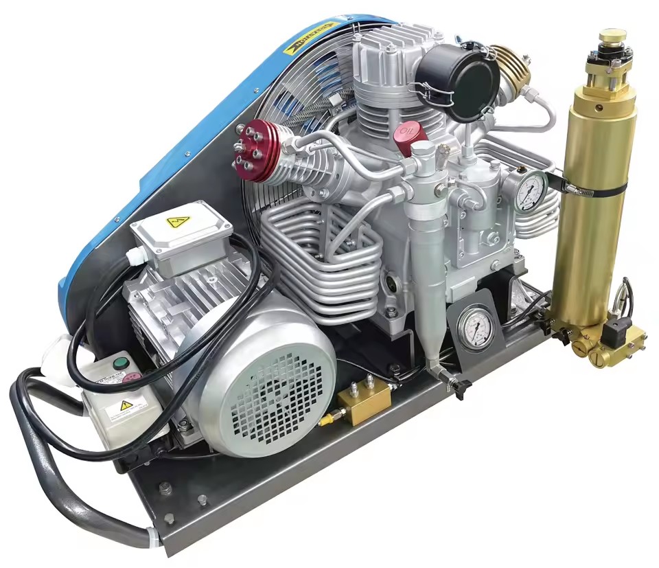 Oil Pump Lubrication Compressor 200L 300bar 4500psi for Scuba Diving Fire Fighting Paintball Field Industry the Same As Bauer