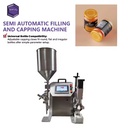 Custom Multi Bottle Compact 2-in-1 Semi-Automatic Capper Adjustable Claw Flat Integrated Honey Oil Glass Filler Capping Machine