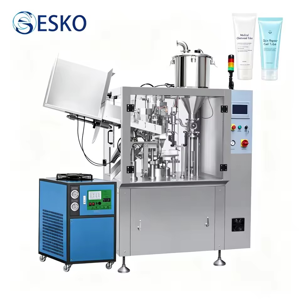 Advanced Plastic Tube Filler Sealer for Cosmetic Cream Lotion Gel Shampoo Skincare Packaging Equipment