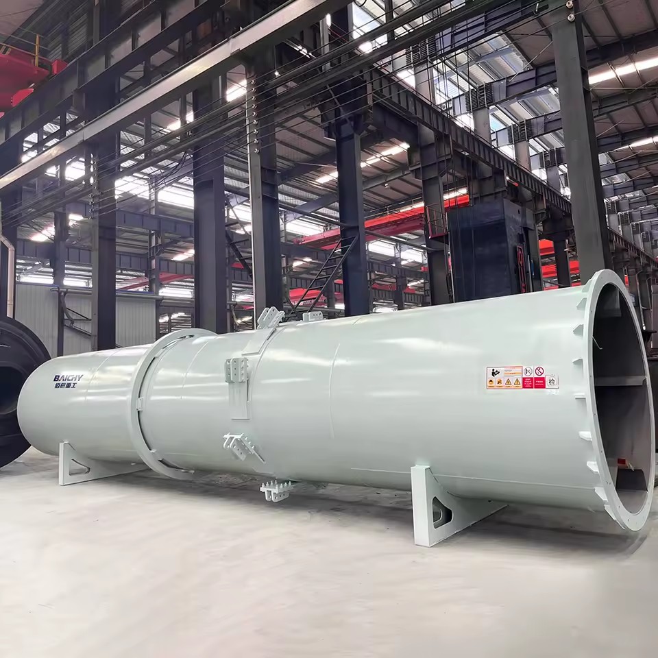 Single Drum Dryer Heavy Duty Industrial Drying Machine Mining Construction Material Processing Dryer