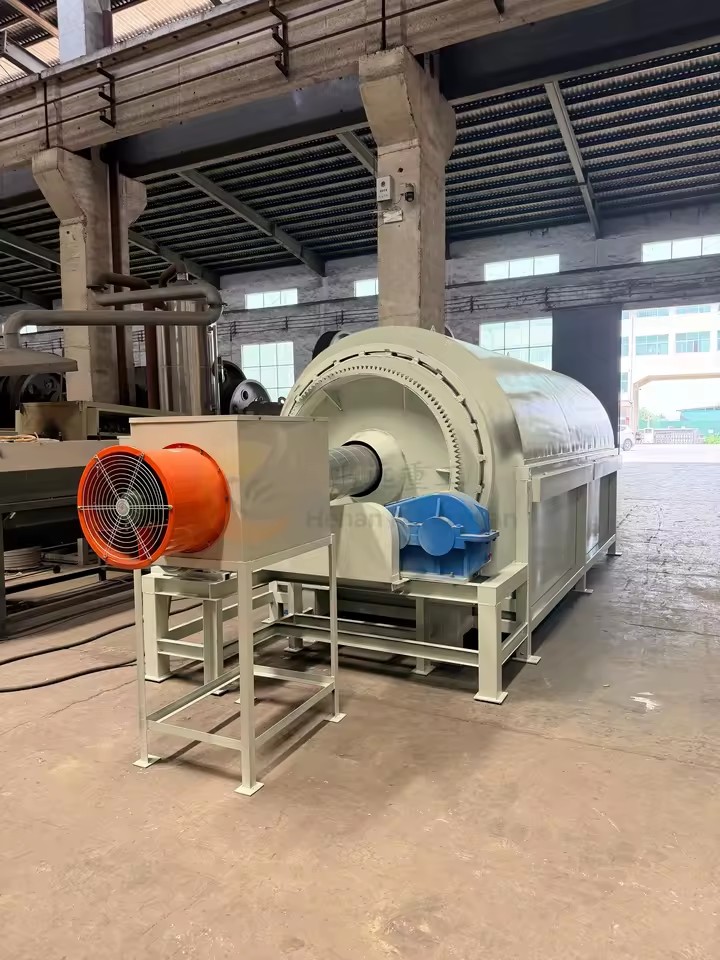 Low Noise Rotary Drum Dryer Grain Drying Machine for Paddy Corn Soybean Farm Grain Station Use