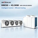 Commercial Cold Storage Refrigeration Condensing Unit Automatic Air Cooled Emerson Compressor R22 R404A Ice Evaporator