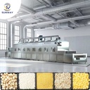 Multi-function Traditional Five Grains Tunnel Microwave Dehydration Equipment Line Machine