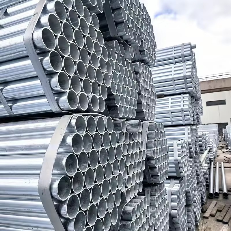 Wholesale Hot Dipped Galvanized Pipe 2 Inch 75mm 6 Inch Welded Steel Tubes Galvanized Round Pipe Factory Price