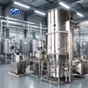 FL Series Integrated Operation Fluidized Granulator Collagen Granulation Fluidized Bed Drying Machine Vertical Boiling Dryer