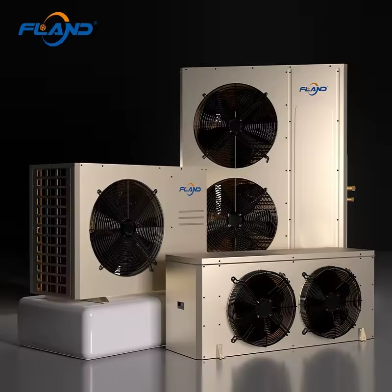 Large Power Air Cooled Condensing Unit for Walk in Cold Room Freezer Industrial Refrigeration Solution
