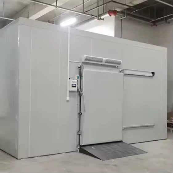 Commercial Solar-Powered Freezer Room and Cold Room with Copeland Compressor Motor & Pump PU Sandwich Panel for Chicken Beef