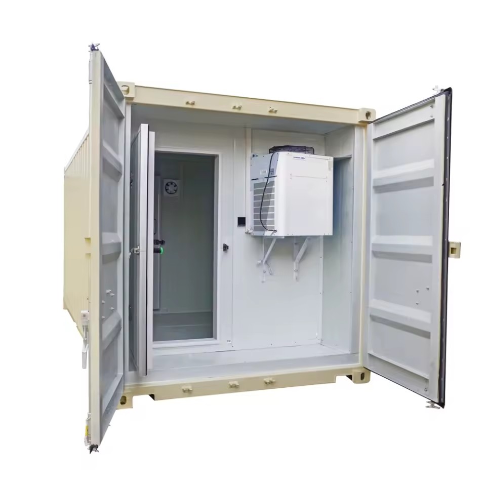 40FT Container Cold Room PU Sandwich Panel Walk-in Freezer Refrigerated Storage with Copeland Compressor Energy Saving CE