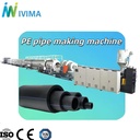 PE/HDPE Pipe Making Machine Single-screw Extrusion Line with PLC Control Motor & Bearing High Capacity