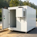Energy Saving Solar Walk-in Cold Room Storage with PU Sandwich Panels Refrigeration Unit for Cold Chain Logistics Warehouse