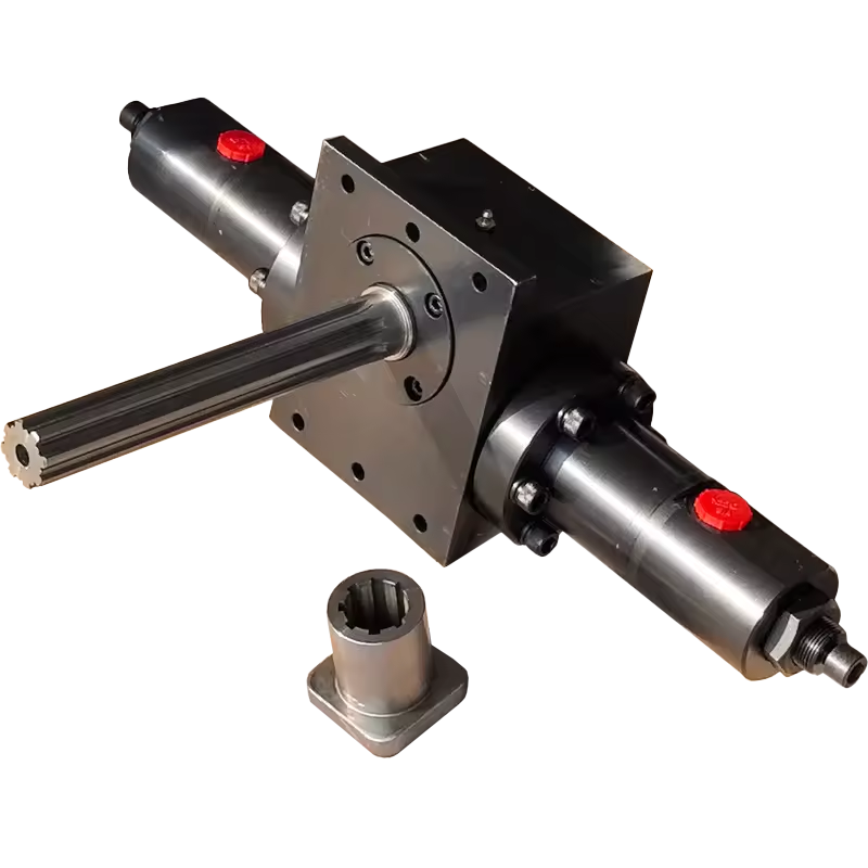 Rack and Pinion Swing Hydraulic Cylinder with Rack-type Angle 120° for Harbor Freight