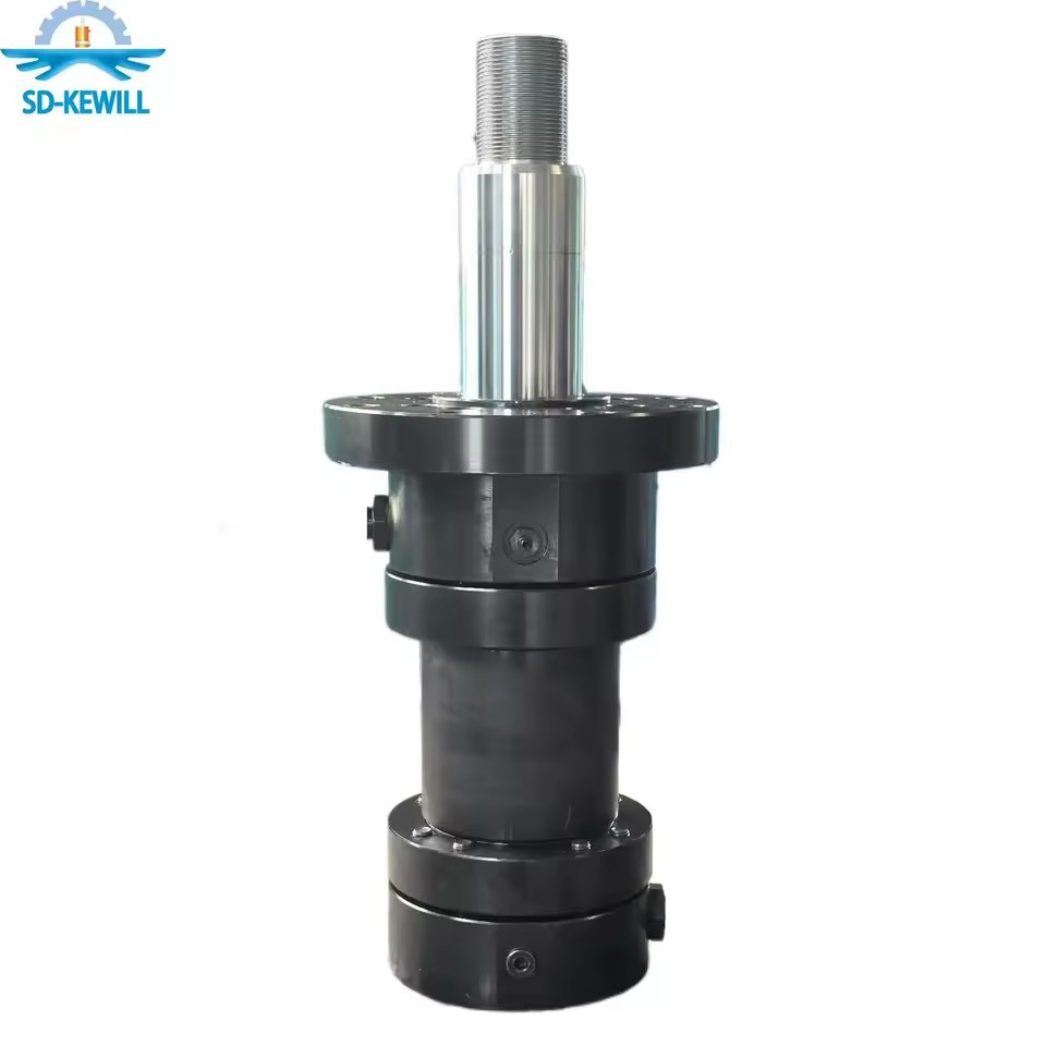 CD Series Flange Hydraulic Cylinder Hard Chromium Bore Diameter 32/40/50/63/80/100mm 250bar for Mining Equipment Custom 10/50ton