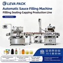 Basil Beverage Double-head Rotor Pump Filling Machine Glass Jar Four-wheel Capping Machine