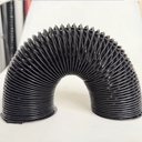 Durable Construction Black Telescoping Flexible Thickened PVC Stainless Steel Wire Ventilation Hose for Smoke Extraction
