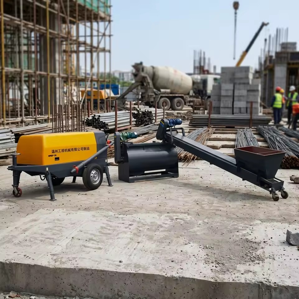 CE Foam Generator Machine Concrete Pumps Foamed Concrete Production Conveyor Machine